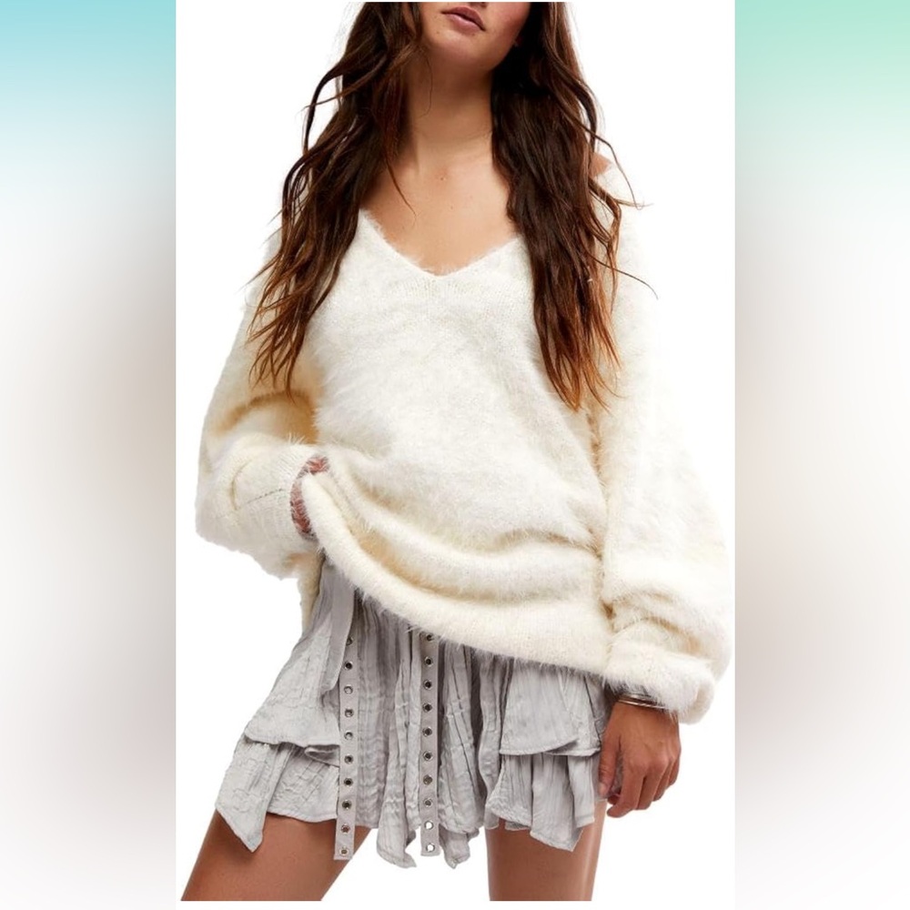 NWT Free People Sparrow Oversized Pullover size XS